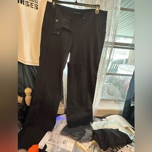 Apostrophe Black Wide Leg Dress Pants